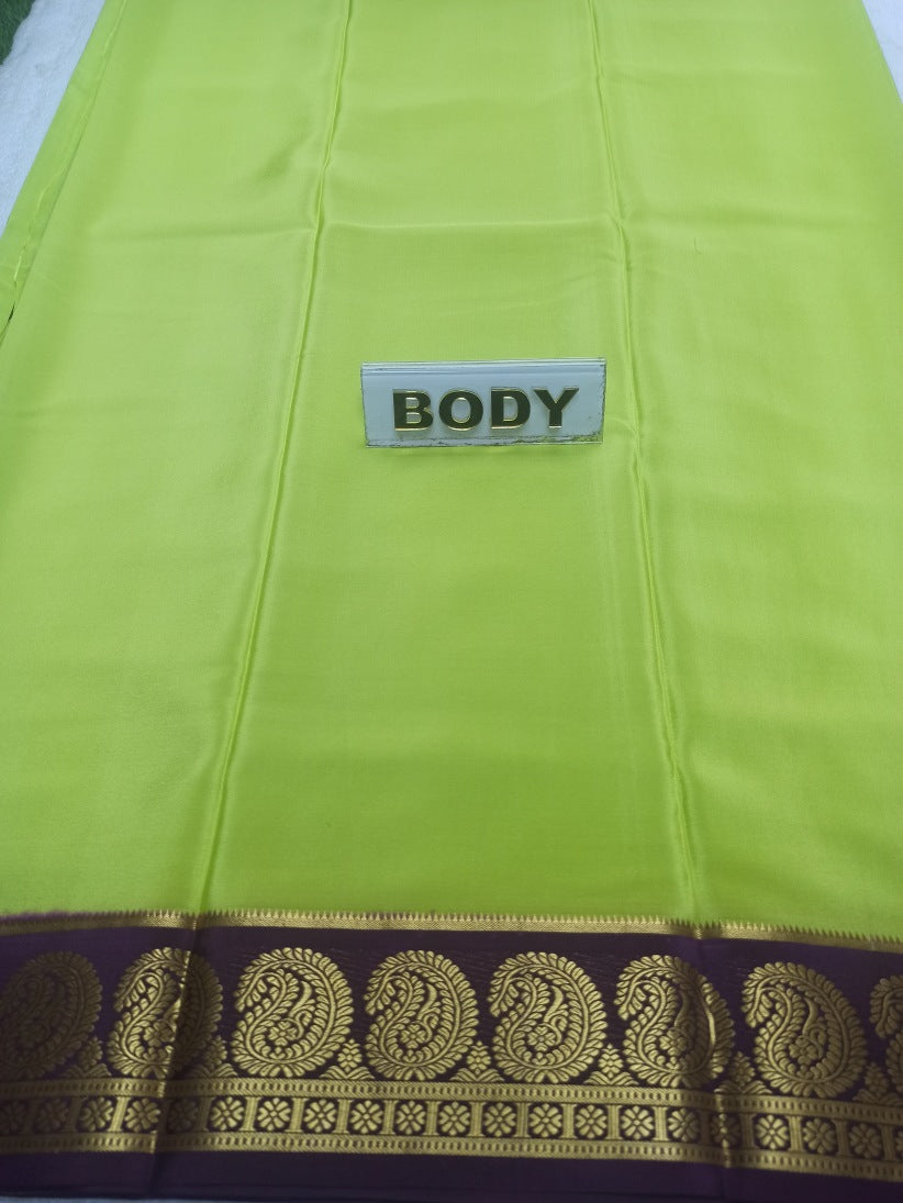 Pure Mysore Silk Saree.