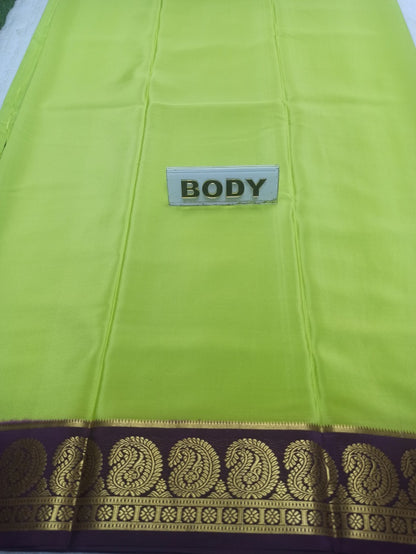 Pure Mysore Silk Saree.