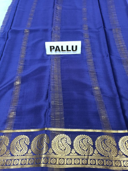 Pure Mysore Silk Saree.