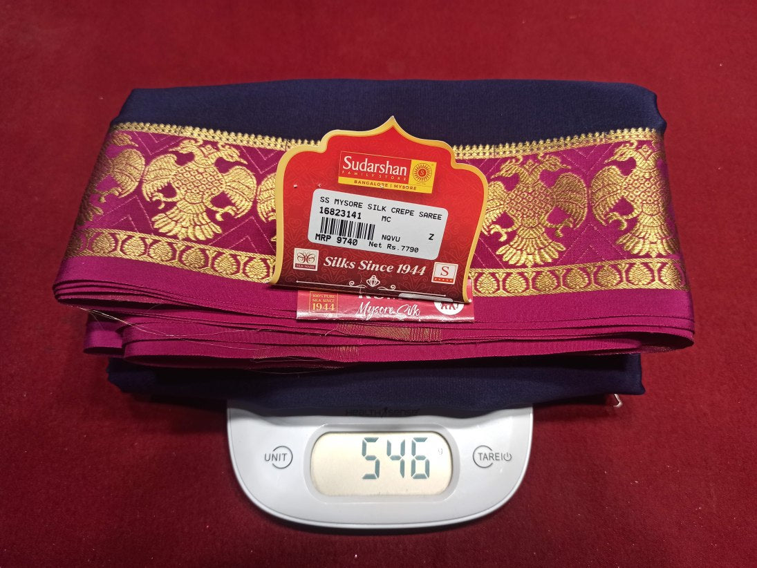 Pure Mysore Silk Saree.