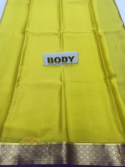 Pure Mysore Silk Saree (60 Grams )