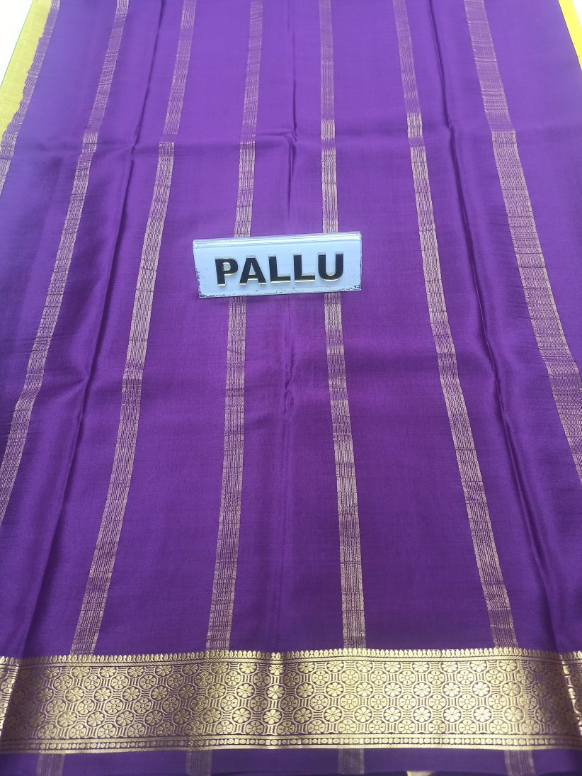 Pure Mysore Silk Saree (60 Grams )