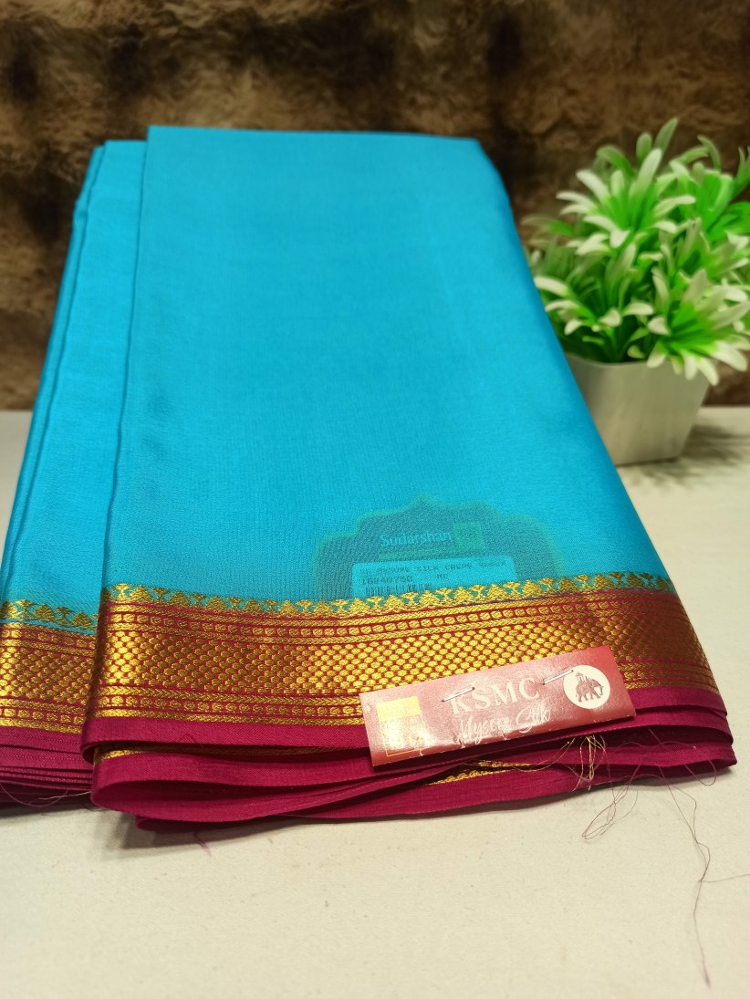 Pure Mysore Silk Saree (60 Grams )