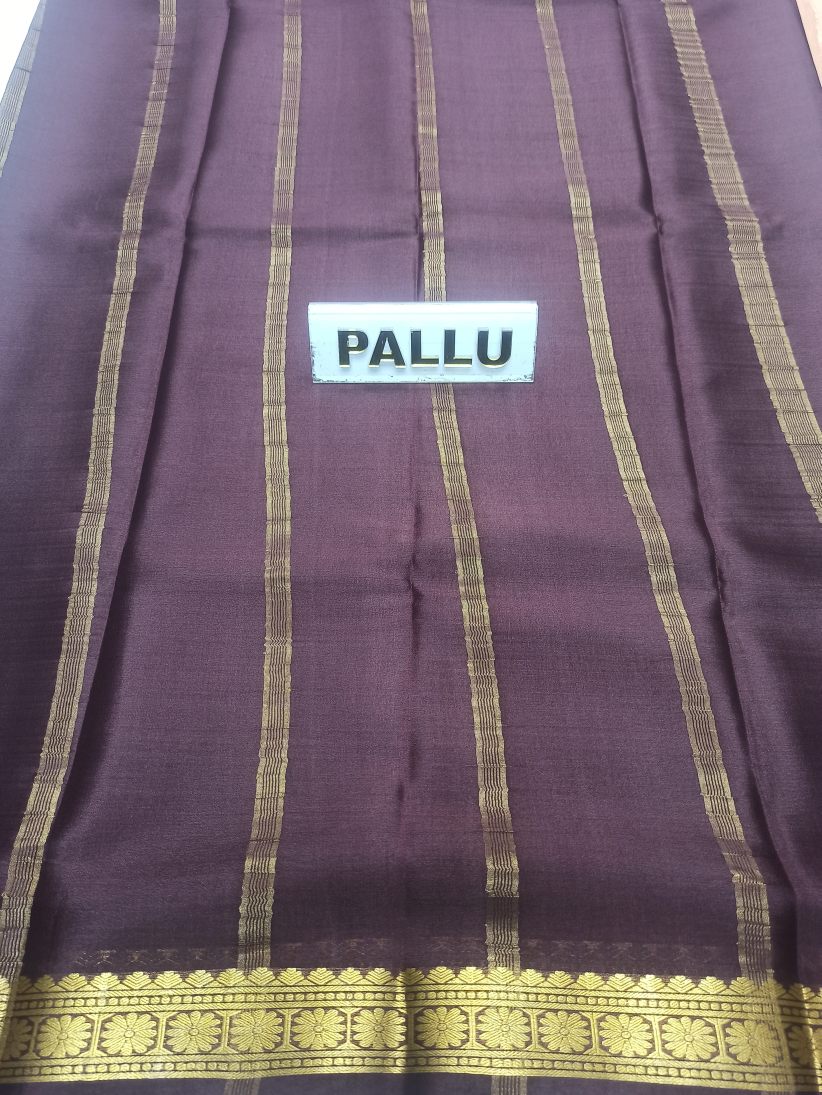 Pure Mysore Silk Saree (60 Grams )