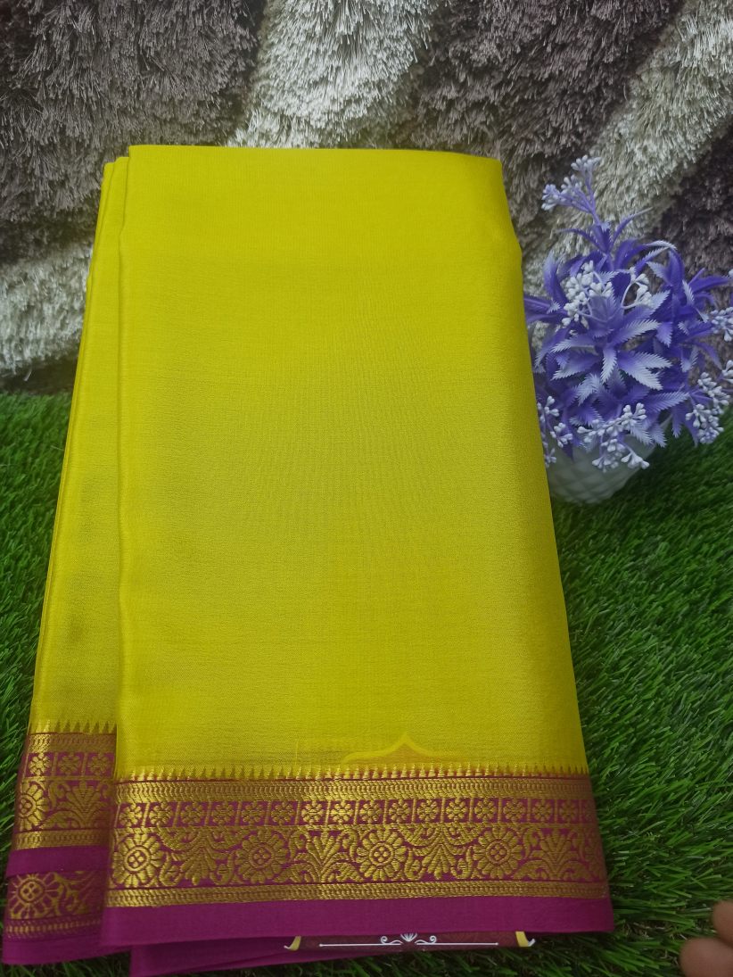 Pure Mysore Silk Saree (60 Grams )