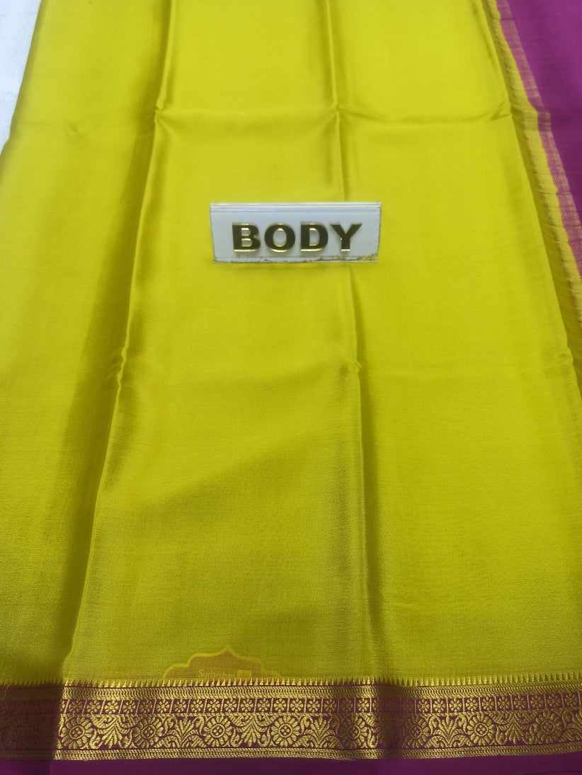 Pure Mysore Silk Saree (60 Grams )