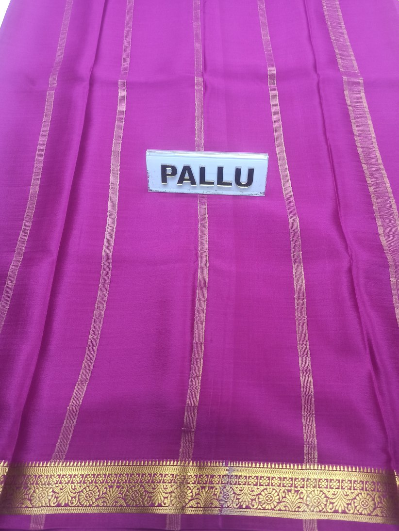 Pure Mysore Silk Saree (60 Grams )