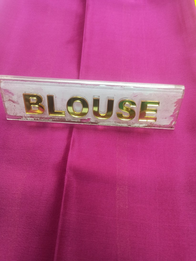 Pure Mysore Silk Saree (60 Grams )