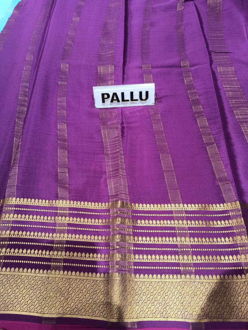 Pure Mysore Silk Saree.