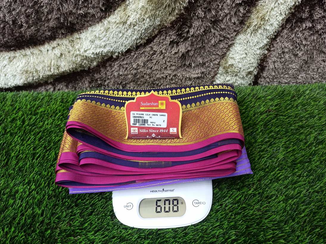 Pure Mysore Silk Saree.