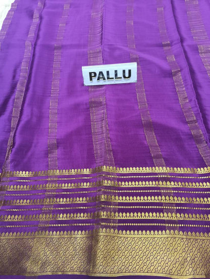 Pure Mysore Silk Saree.