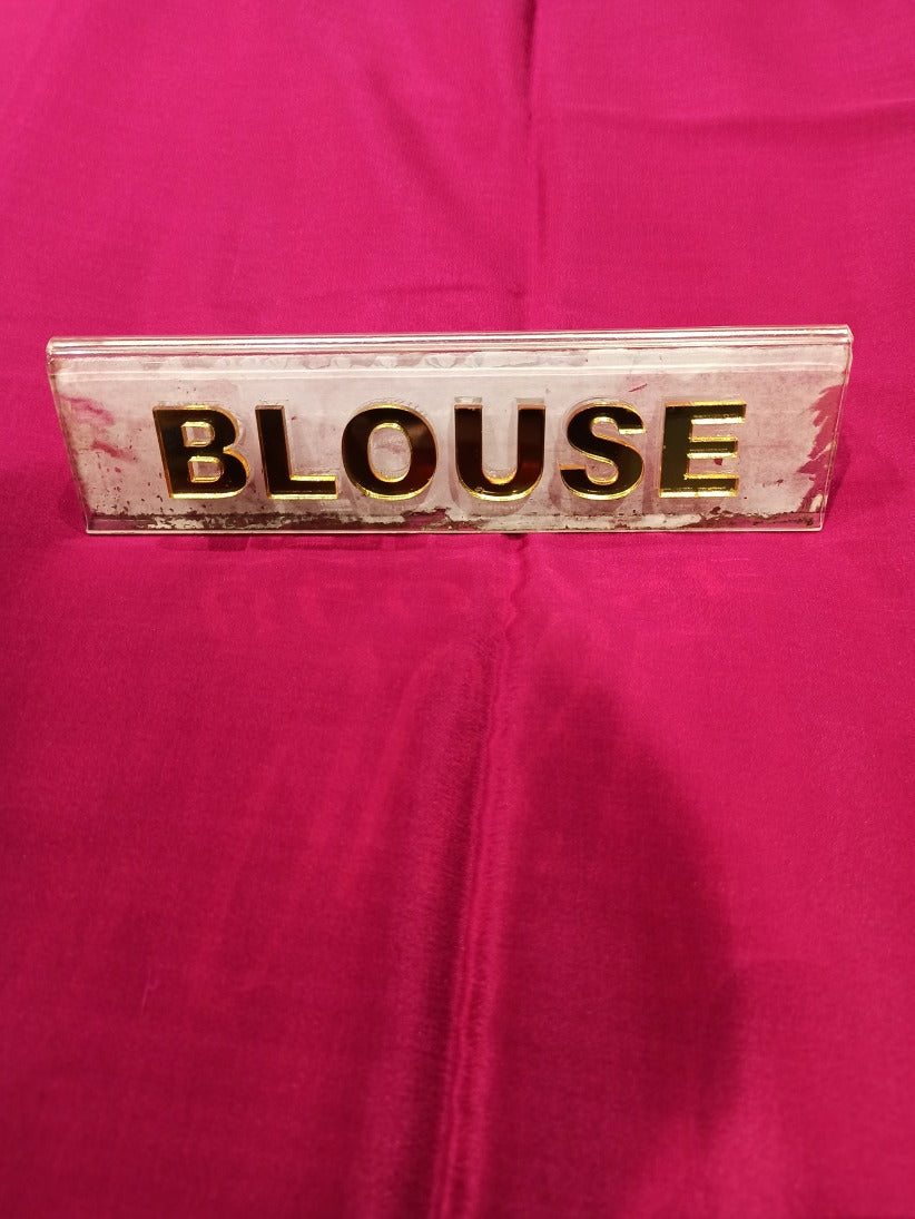 Pure Mysore Silk Saree.