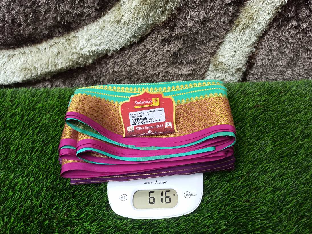 Pure Mysore Silk Saree.