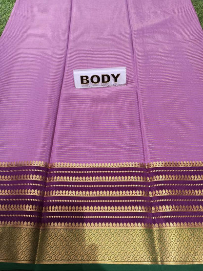 Pure Mysore Silk Saree.