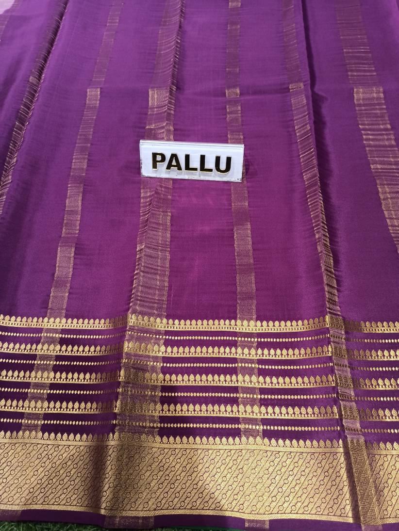 Pure Mysore Silk Saree.