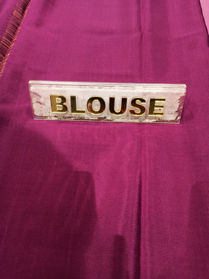 Pure Mysore Silk Saree.