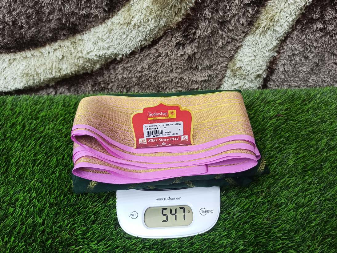 Pure Mysore Silk Saree.