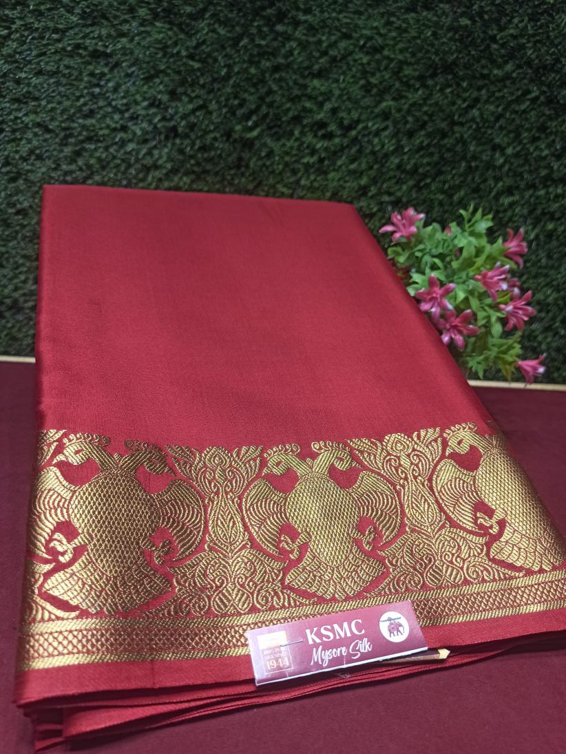Pure Mysore Silk Saree.