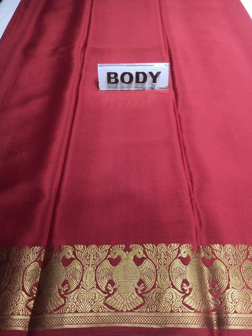 Pure Mysore Silk Saree.