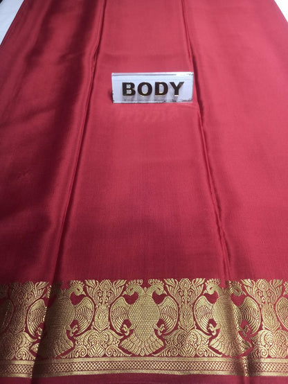 Pure Mysore Silk Saree.