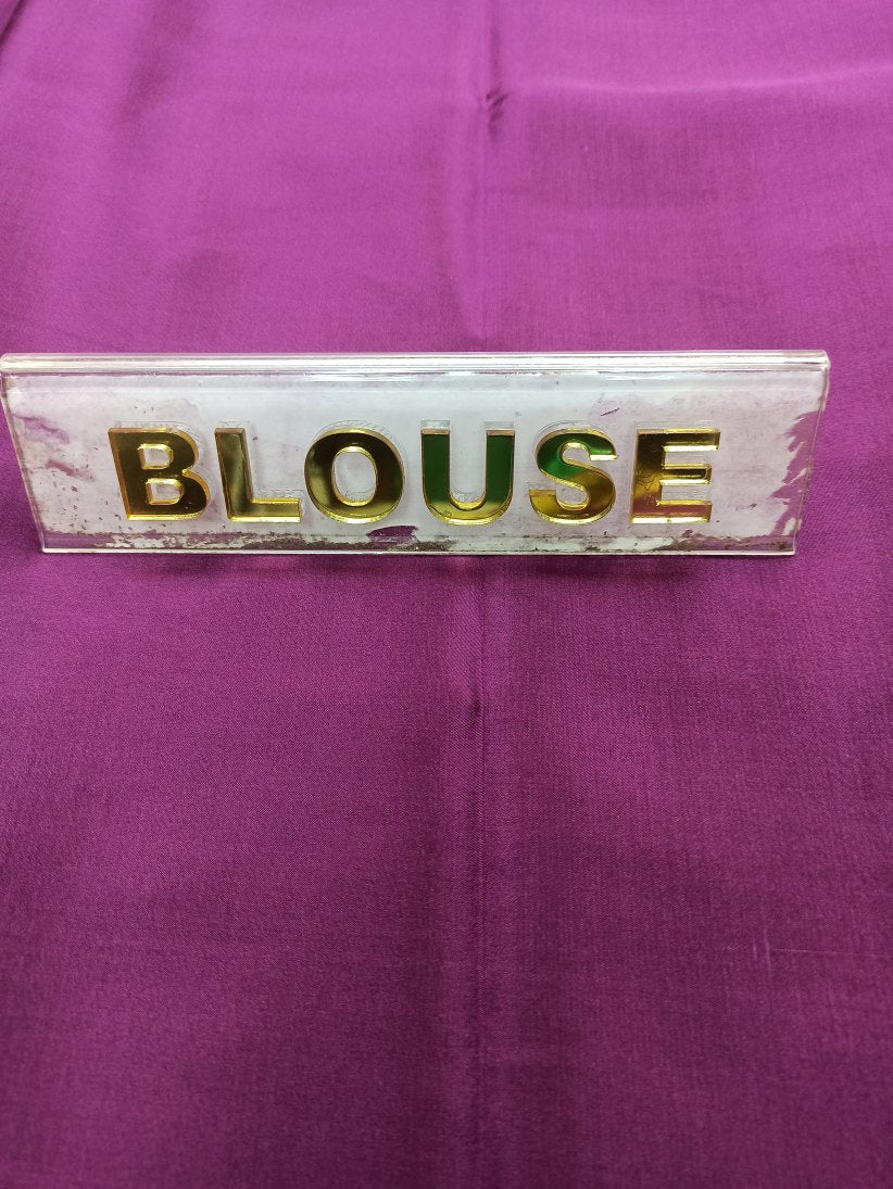 Pure Mysore Silk Saree.