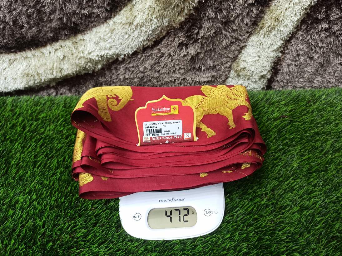 Pure Mysore Silk Saree.