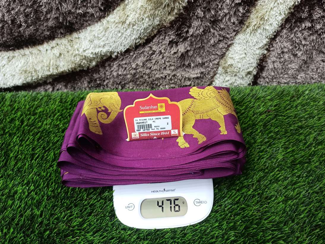 Pure Mysore Silk Saree.