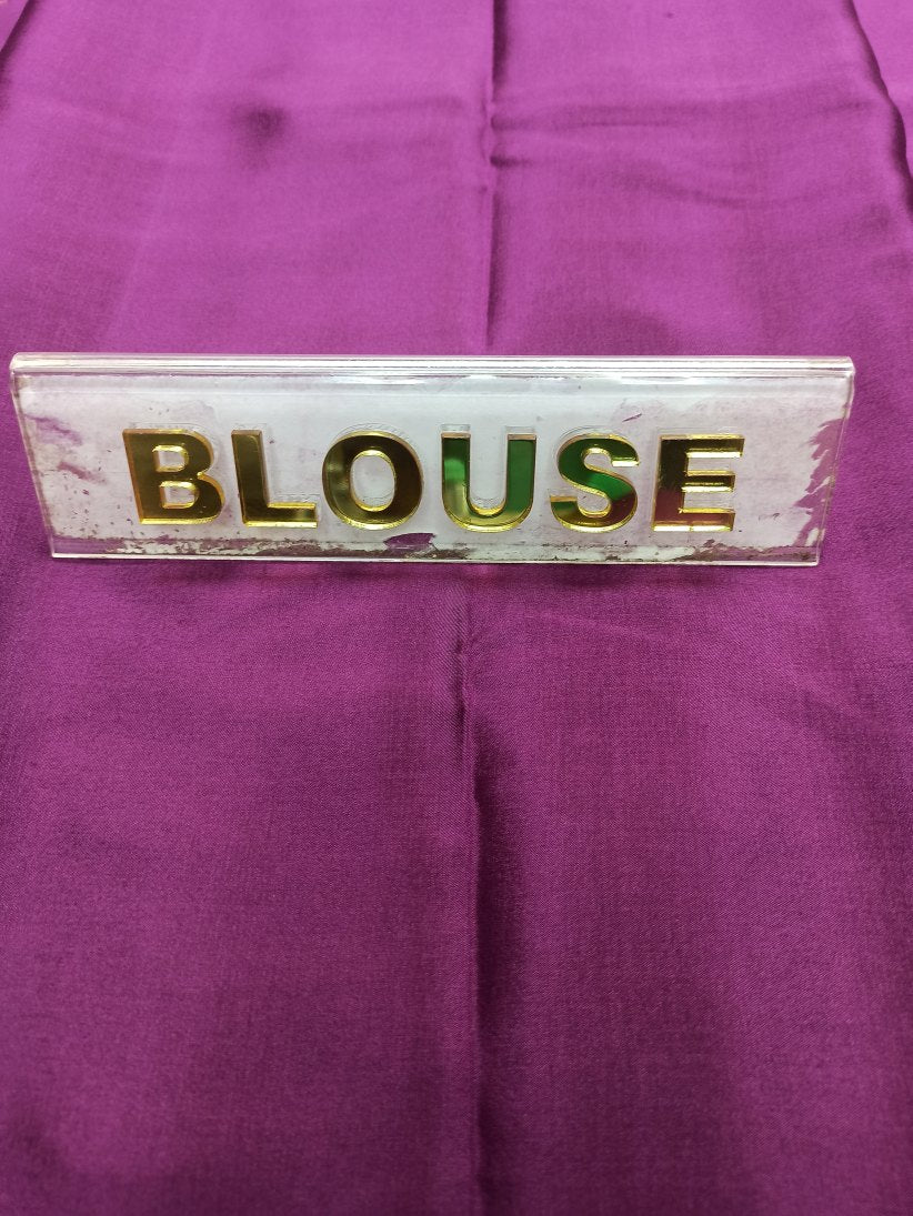 Pure Mysore Silk Saree.