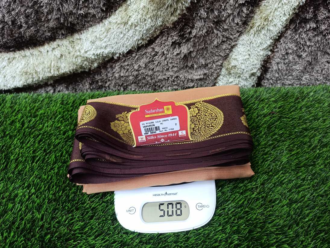 Pure Mysore Silk Saree.