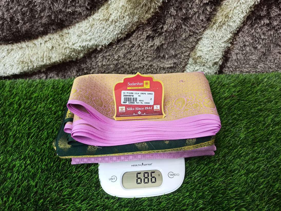 Pure Mysore Silk Saree.