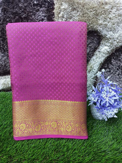 Pure Mysore Silk Saree.