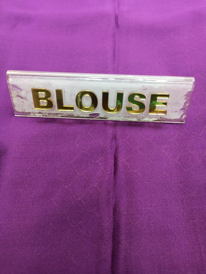 Pure Mysore Silk Saree.