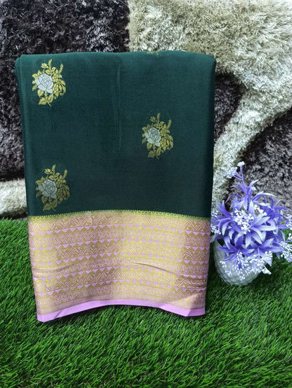 Pure Mysore Silk Saree.