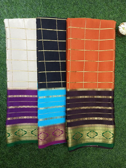 Pure Mysore Silk Saree.