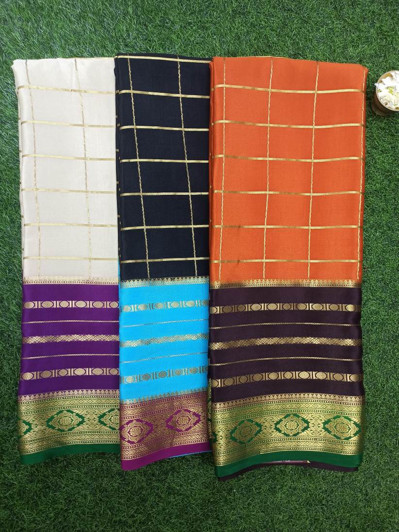 Pure Mysore Silk Saree.