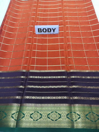 Pure Mysore Silk Saree.