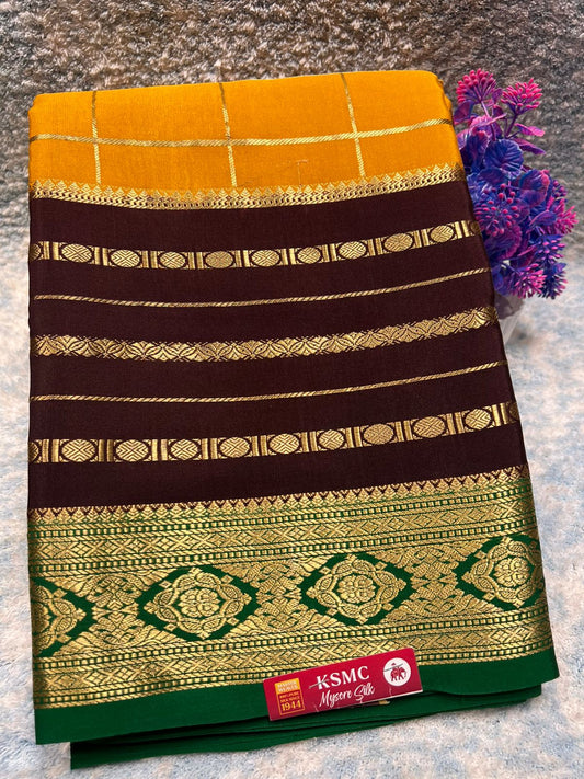 Pure Mysore Silk Saree.