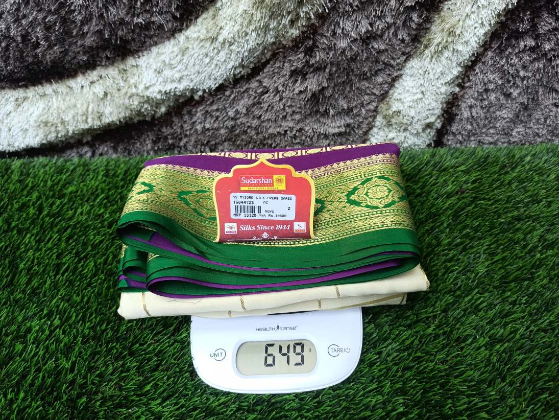 Pure Mysore Silk Saree.