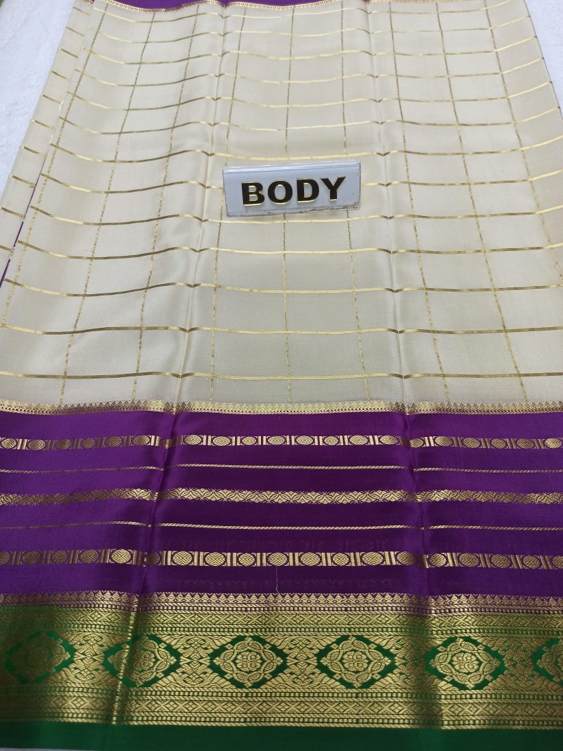 Pure Mysore Silk Saree.