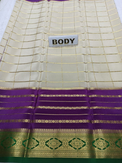 Pure Mysore Silk Saree.