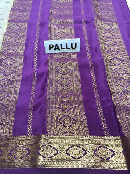 Pure Mysore Silk Saree.