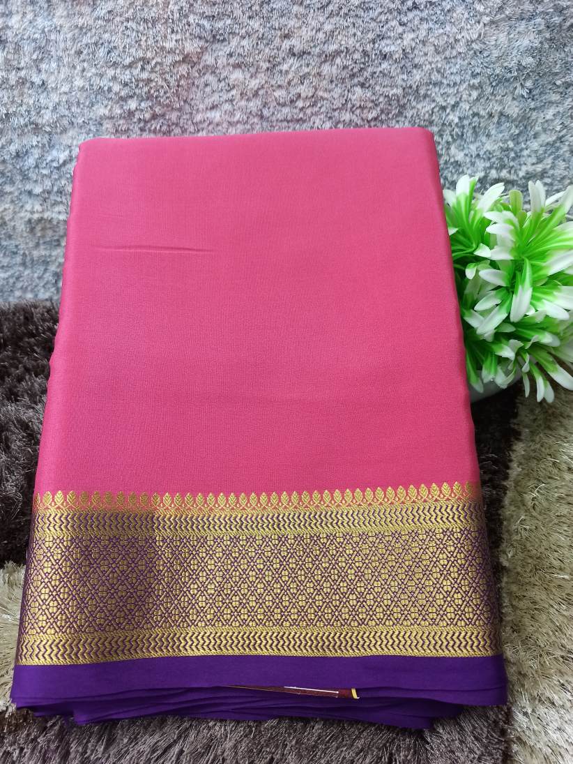 Pure Mysore Silk Saree.