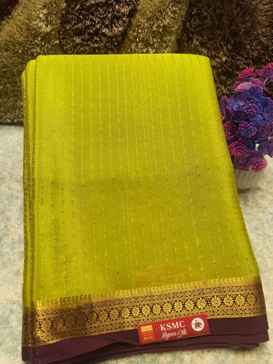 Pure Mysore Silk Saree.