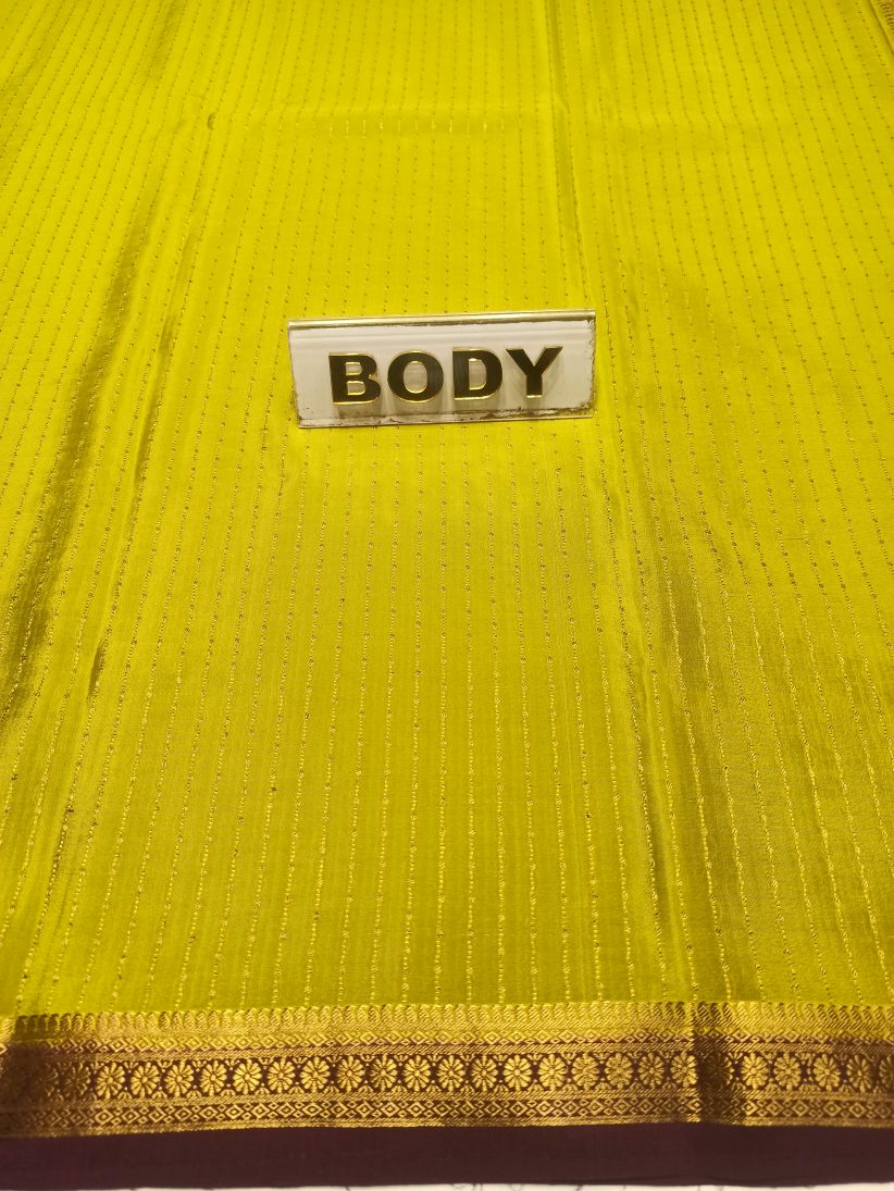 Pure Mysore Silk Saree.