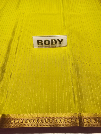 Pure Mysore Silk Saree.