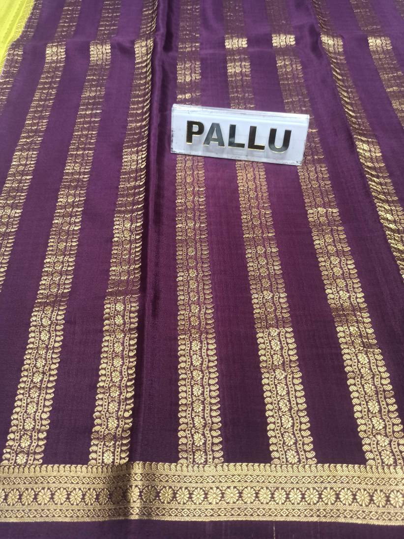 Pure Mysore Silk Saree.