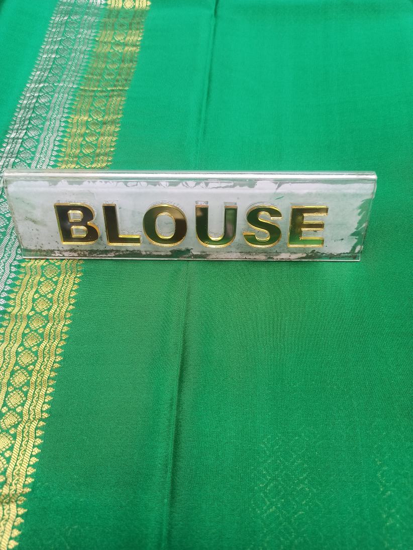 Pure Mysore Silk Saree.