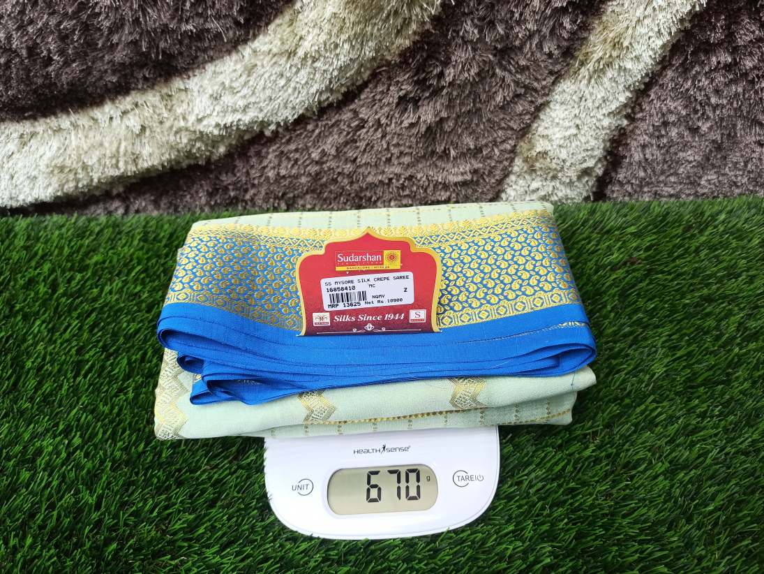 Pure Mysore Silk Saree.