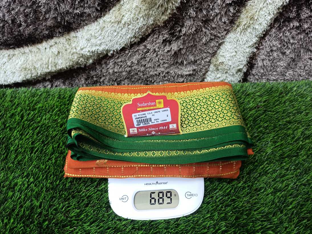 Pure Mysore Silk Saree.