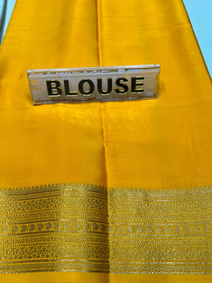 Pure Mysore Silk Saree.